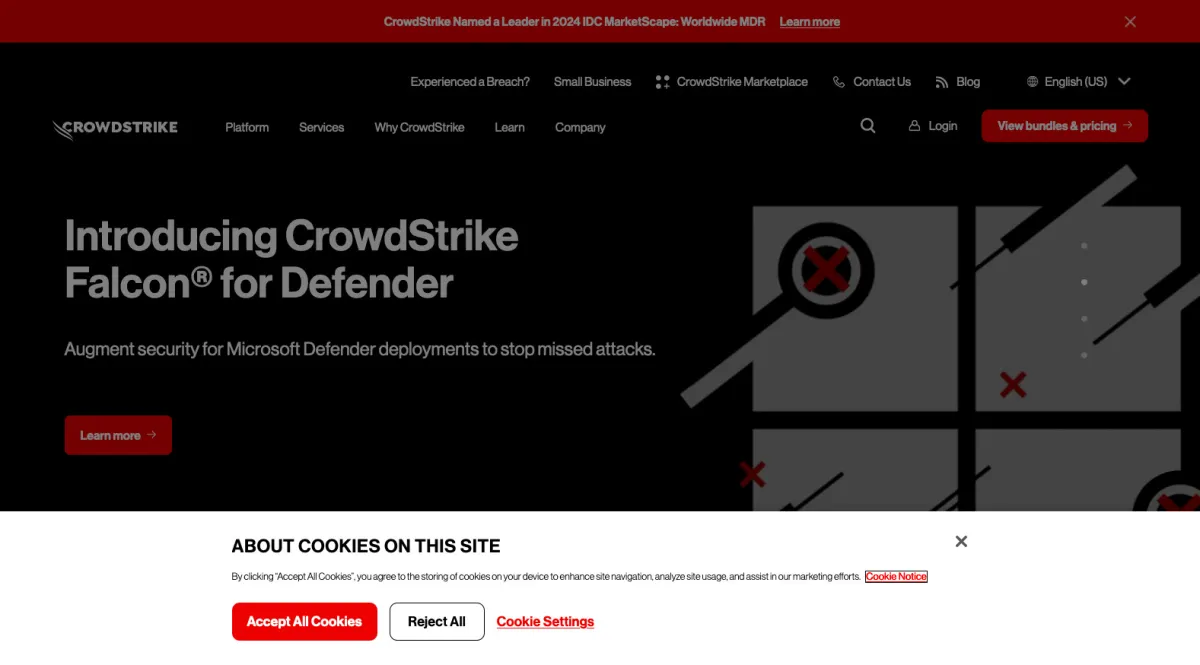Interface CrowdStrike : fonctionnalités, prix, alternatives