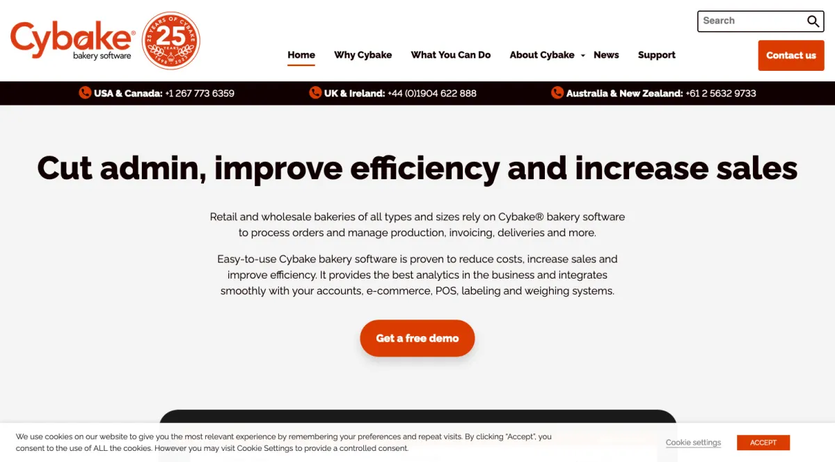 Interface Cybake : fonctionnalités, prix, alternatives