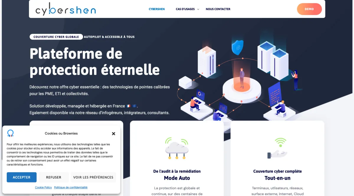 Interface CYBERSHEN : fonctionnalités, prix, alternatives