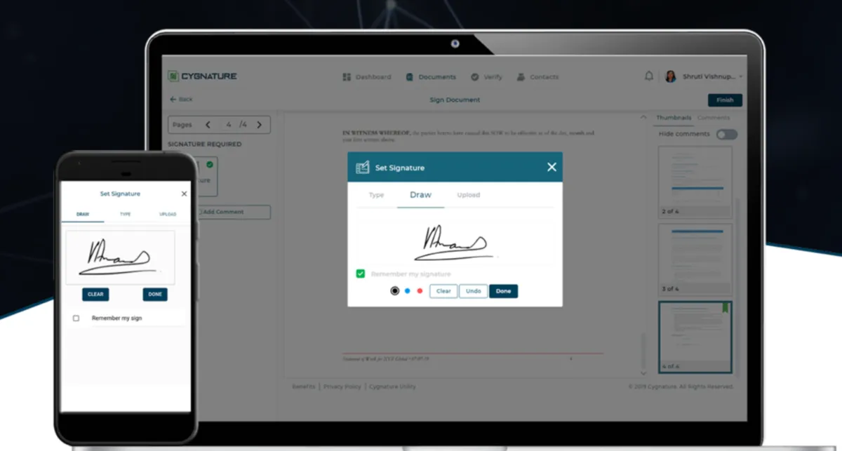 Notre avis sur Cygnature : un logiciel de signature électronique à découvrir