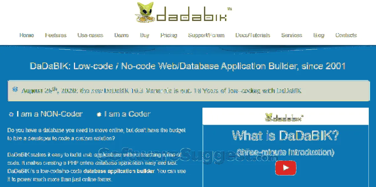 Notre avis sur DaDaBIK : un logiciel de gestion de bases de données à découvrir Notre avis sur DaDaBIK : un logiciel de gestion de bases de données à découvrir