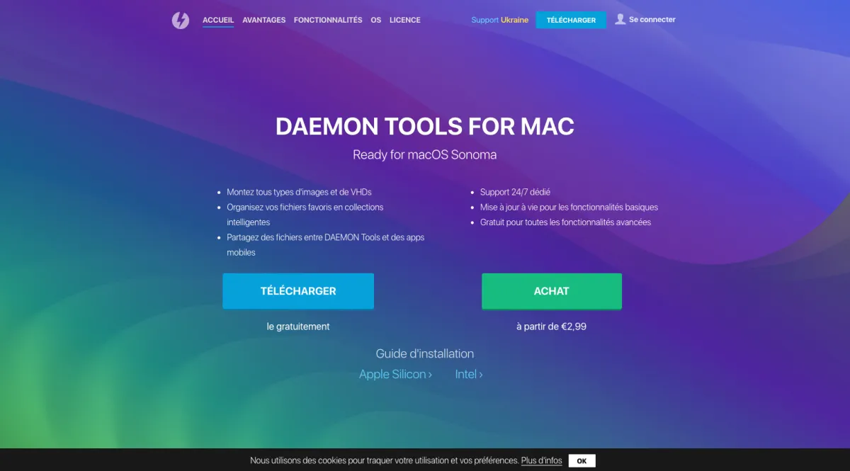 Interface Daemon Tools : fonctionnalités, prix, alternatives