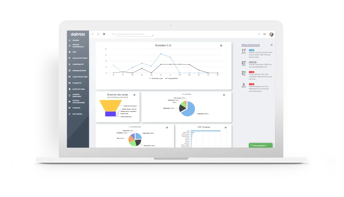 Notre avis sur DailyBiz : un logiciel ERP à découvrir