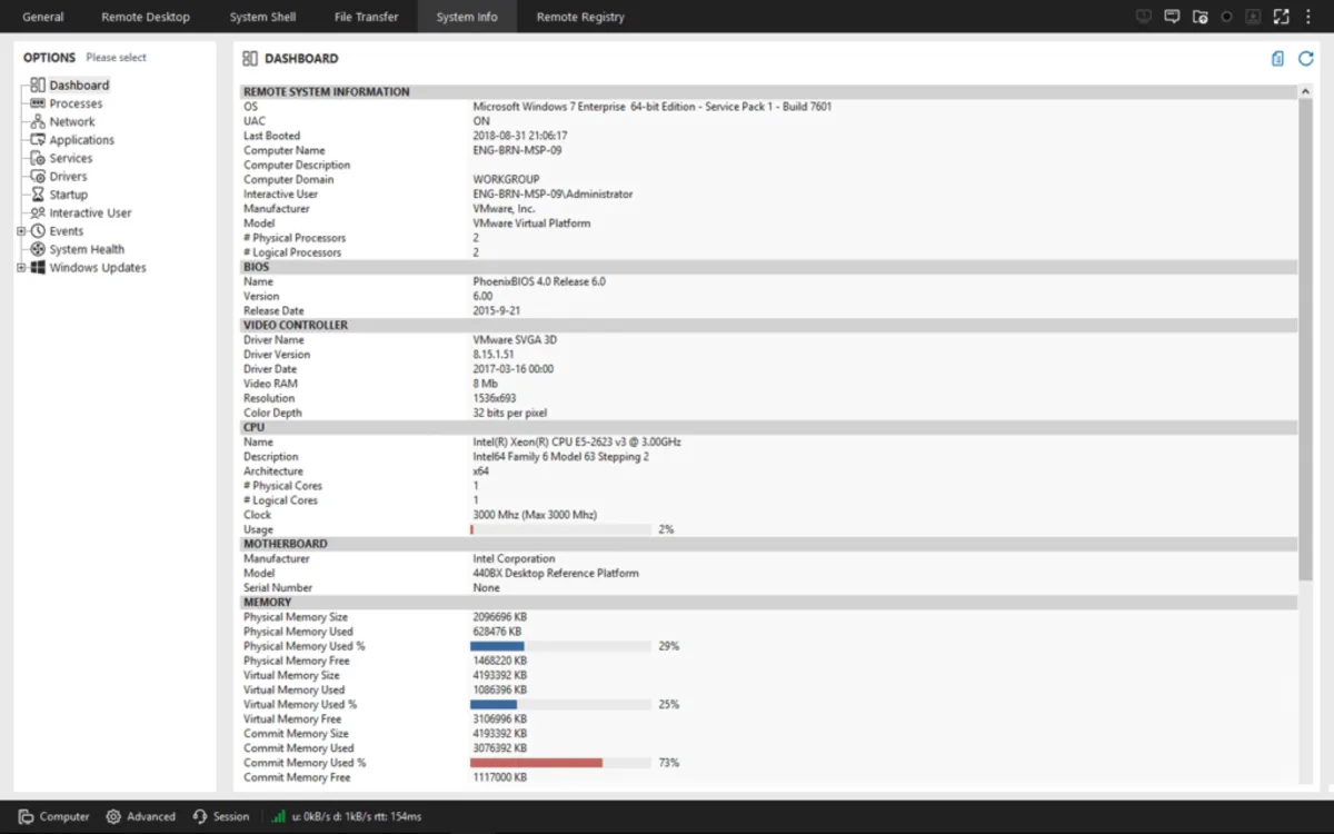 DameWare: avis sur le logiciel helpdesk (centre d'assistance / hot line): fonctionnalités, avantages, inconvénients et tarifs