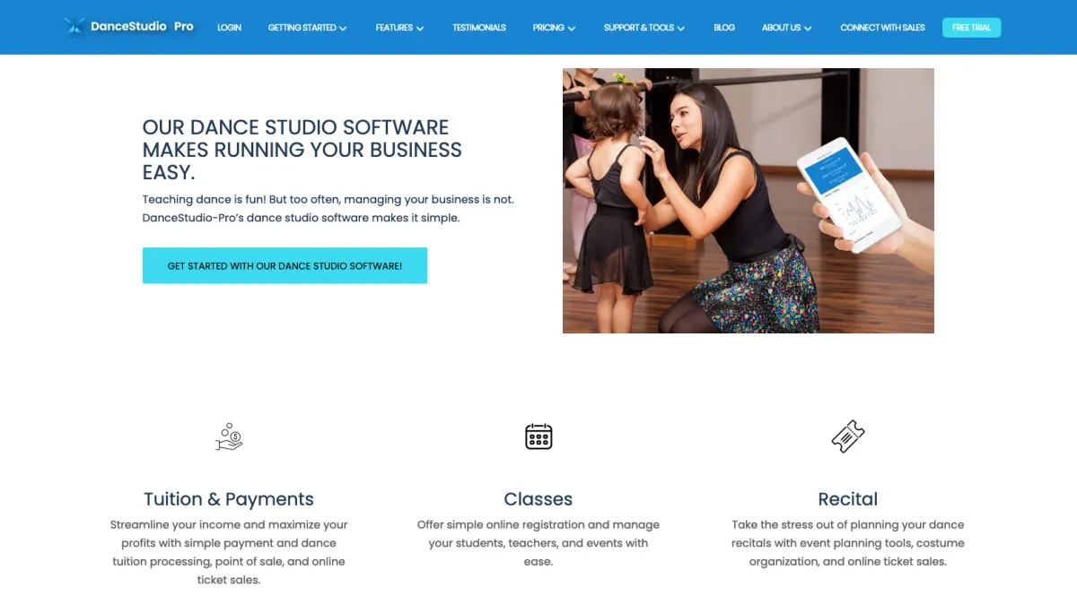 Interface DanceStudio-Pro : image, ergonomie, alternatives Interface DanceStudio-Pro : image, ergonomie, alternatives