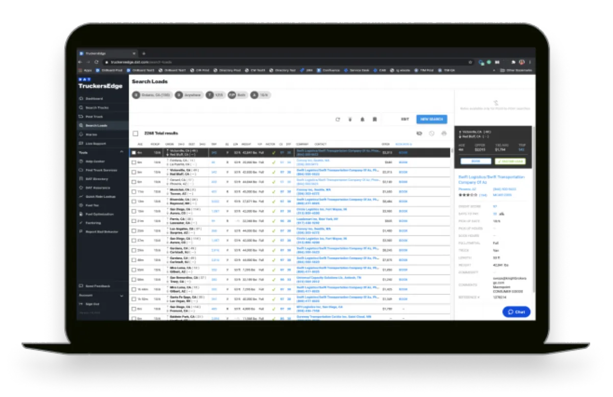 DAT Load Board: avis sur le logiciel DevOps: fonctionnalités, avantages, inconvénients et tarifs