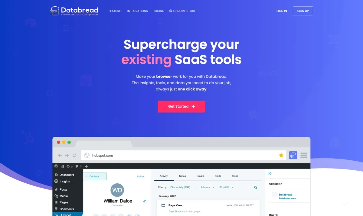 Interface Databread : fonctionnalités, prix, alternatives