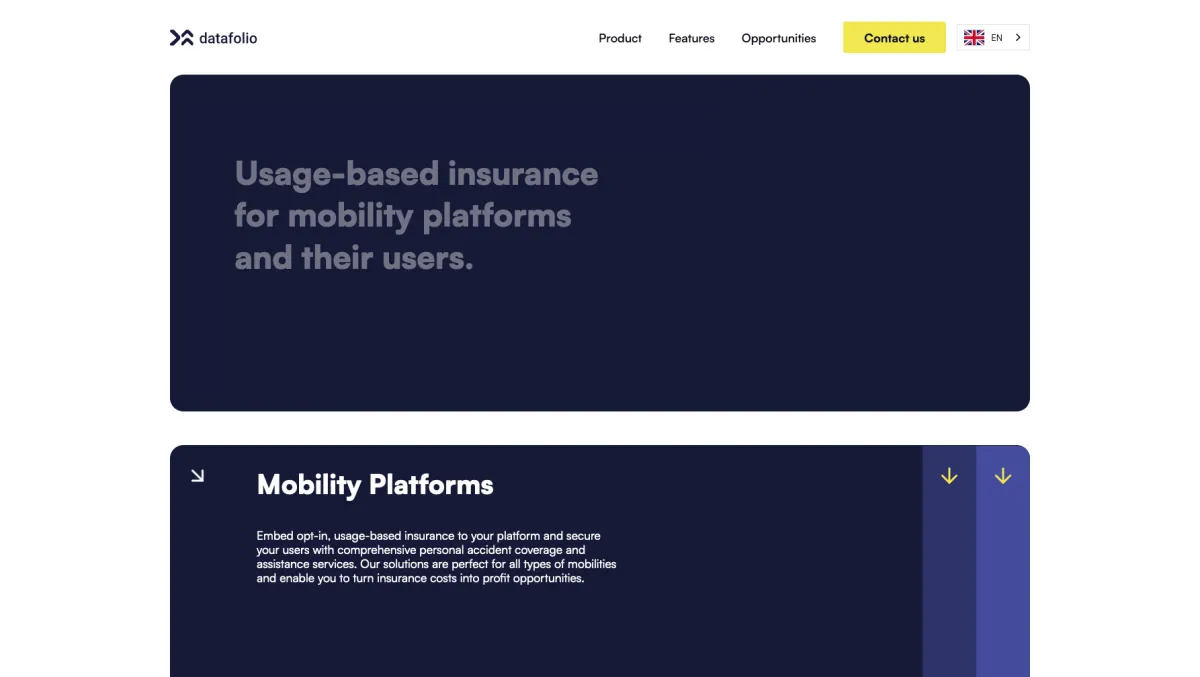 Interface DATAFOLIO : fonctionnalités, prix, alternatives