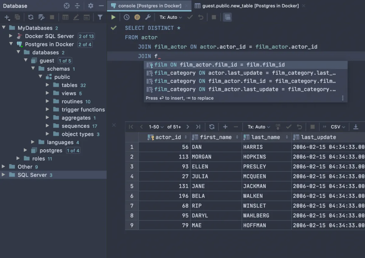 DataGrip: avis sur la base de données (database): fonctionnalités, avantages, inconvénients et tarifs DataGrip: avis sur la base de données (database): fonctionnalités, avantages, inconvénients et tarifs