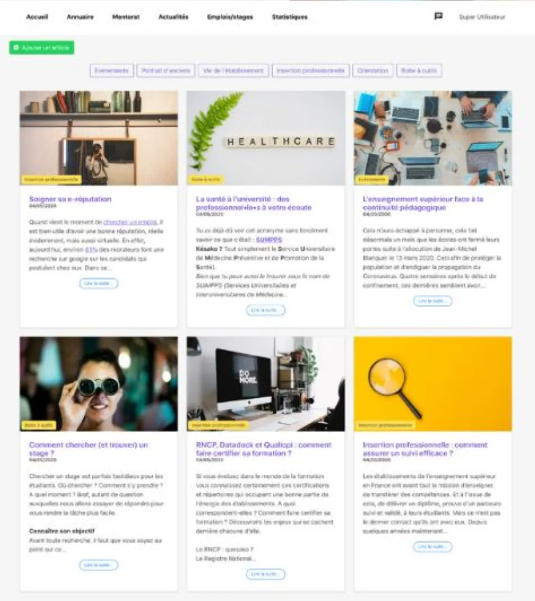 Datalumni: avis sur le logiciel de gestion des anciens élèves (alumni): fonctionnalités, avantages, inconvénients et tarifs