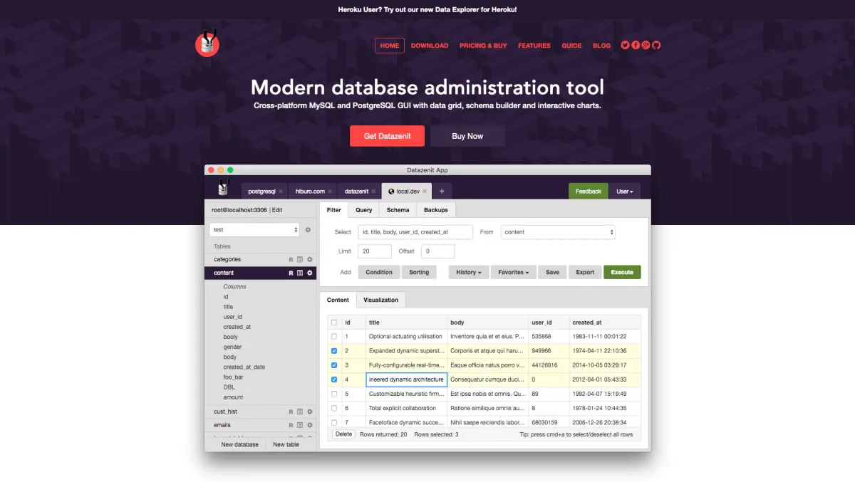 Interface Datazenit : fonctionnalités, prix, alternatives