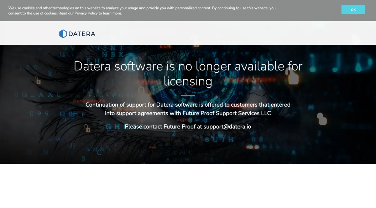 Interface Datera : fonctionnalités, prix, alternatives