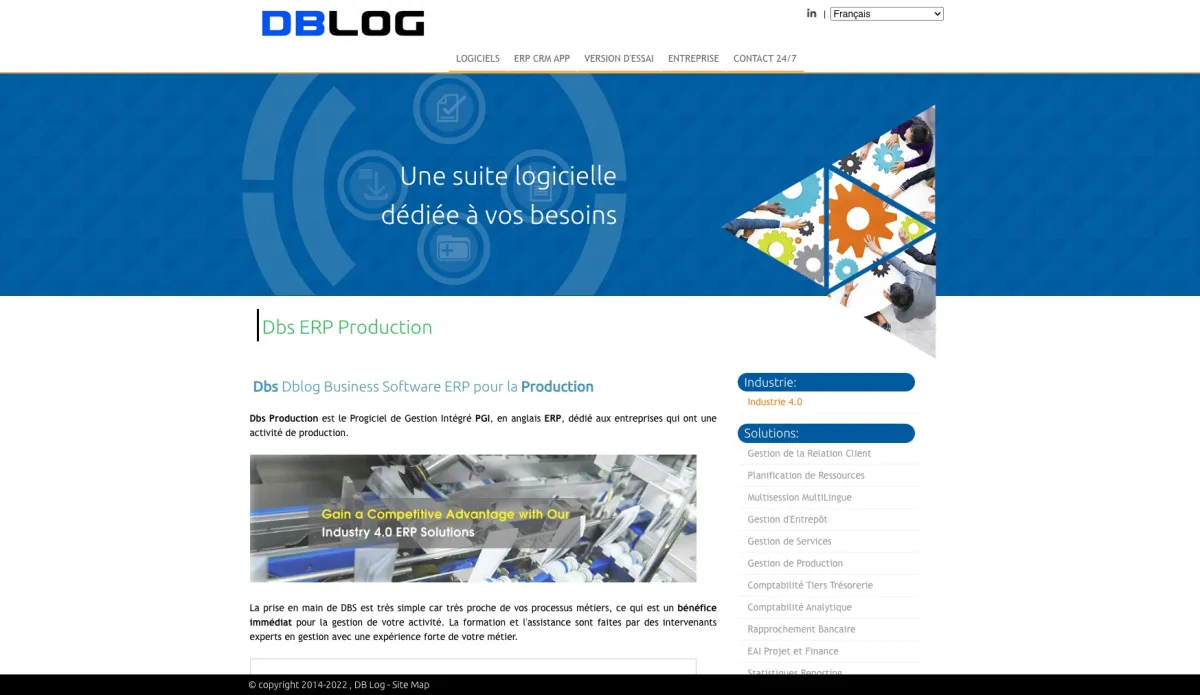 Interface DBS Production : image, ergonomie, alternatives