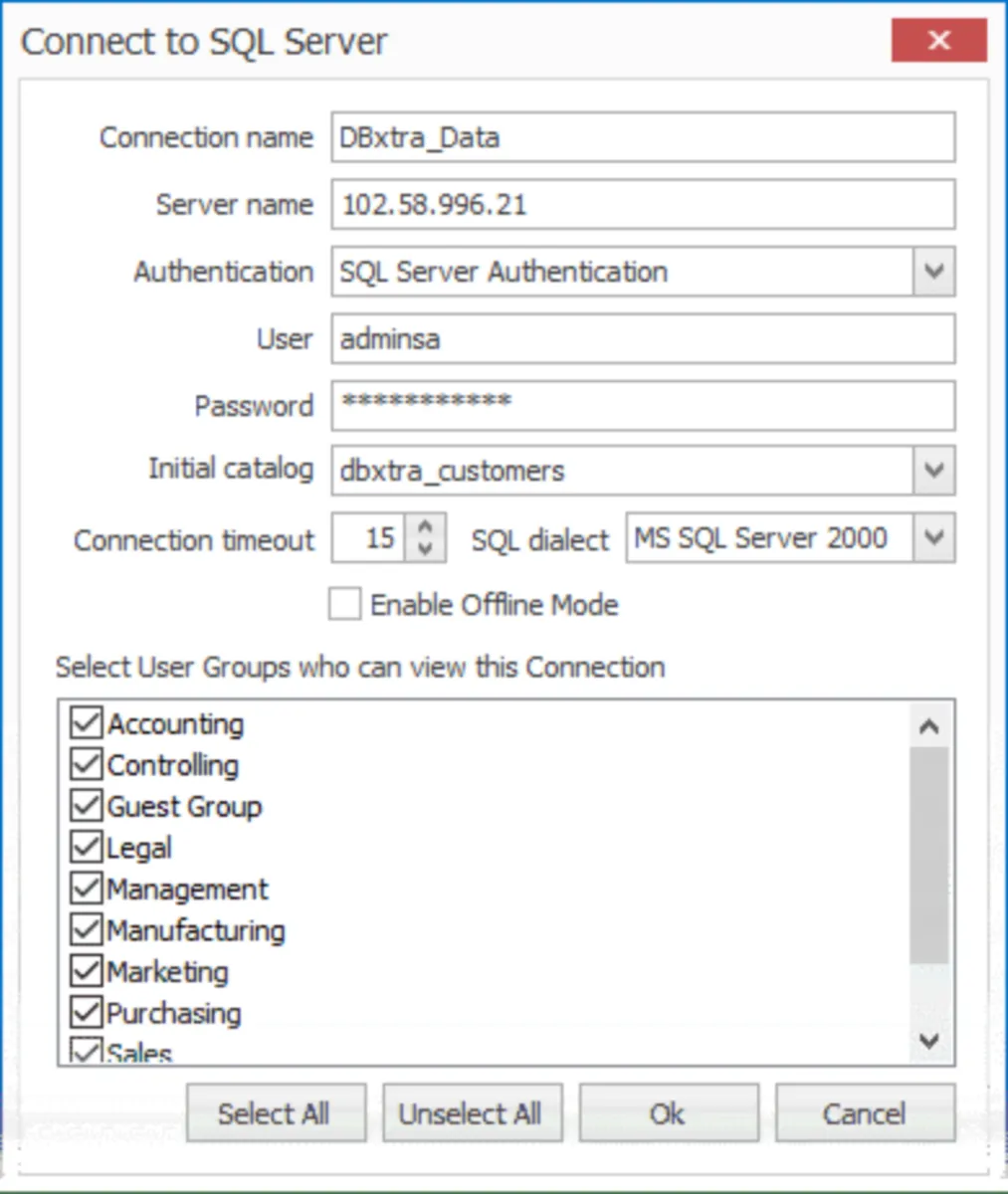 Interface DBxtra: fonctionnalités, prix, alternatives