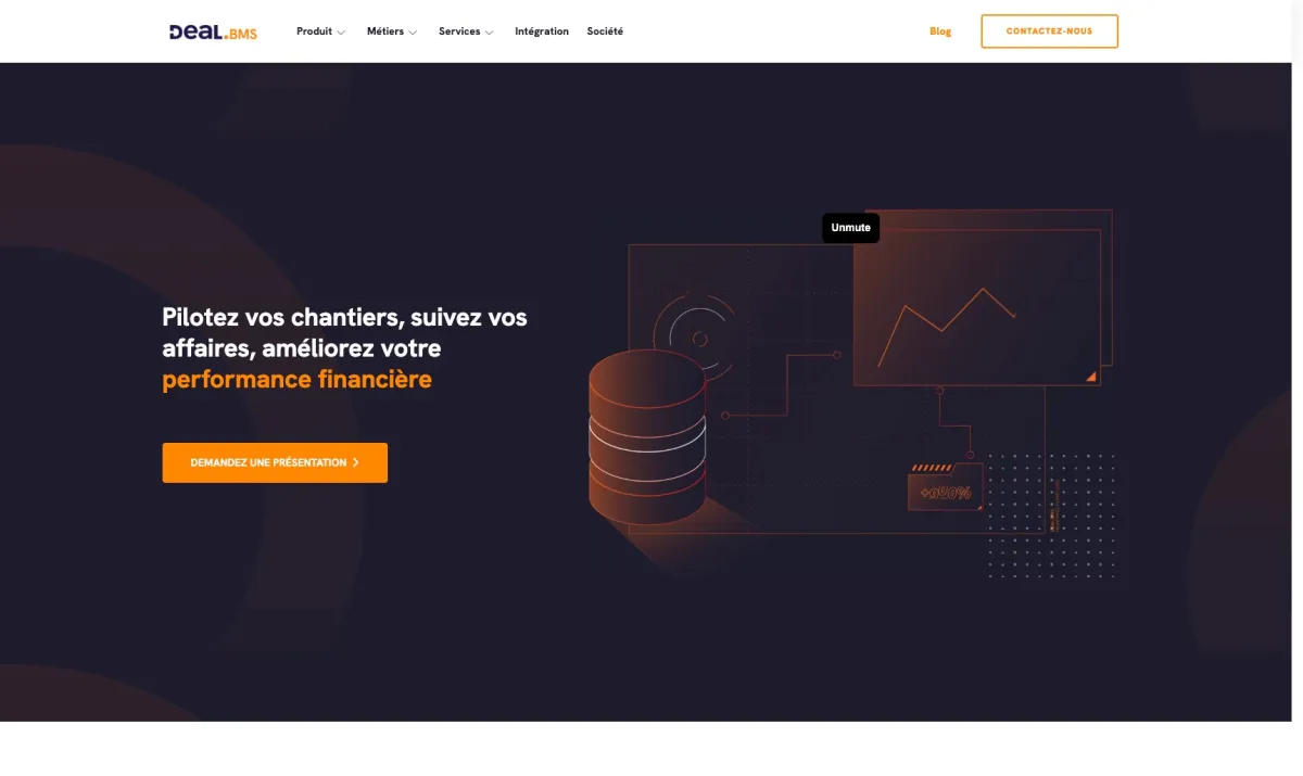 DEAL.BMS: avis sur le logiciel pour travaux publics (BTP): fonctionnalités, avantages, inconvénients et tarifs