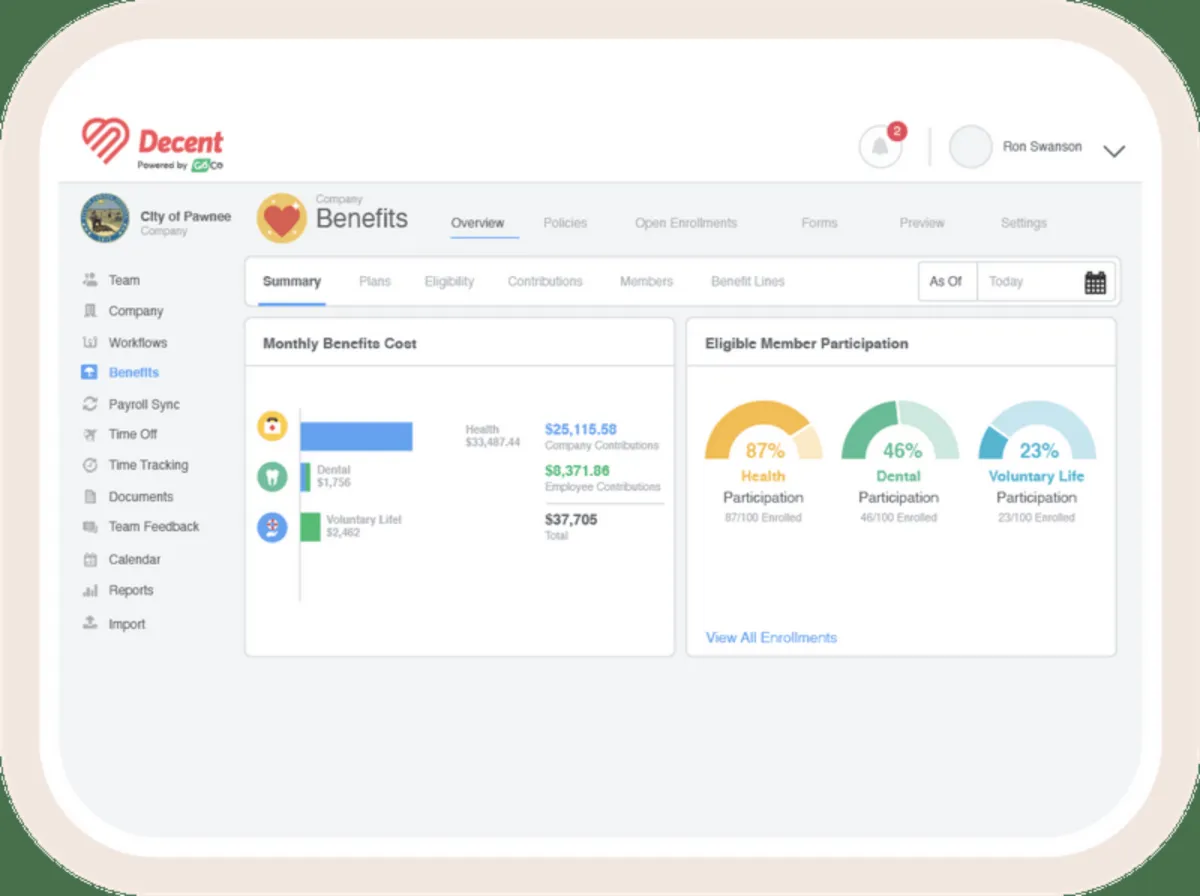 Interface Decent: fonctionnalités, prix, alternatives
