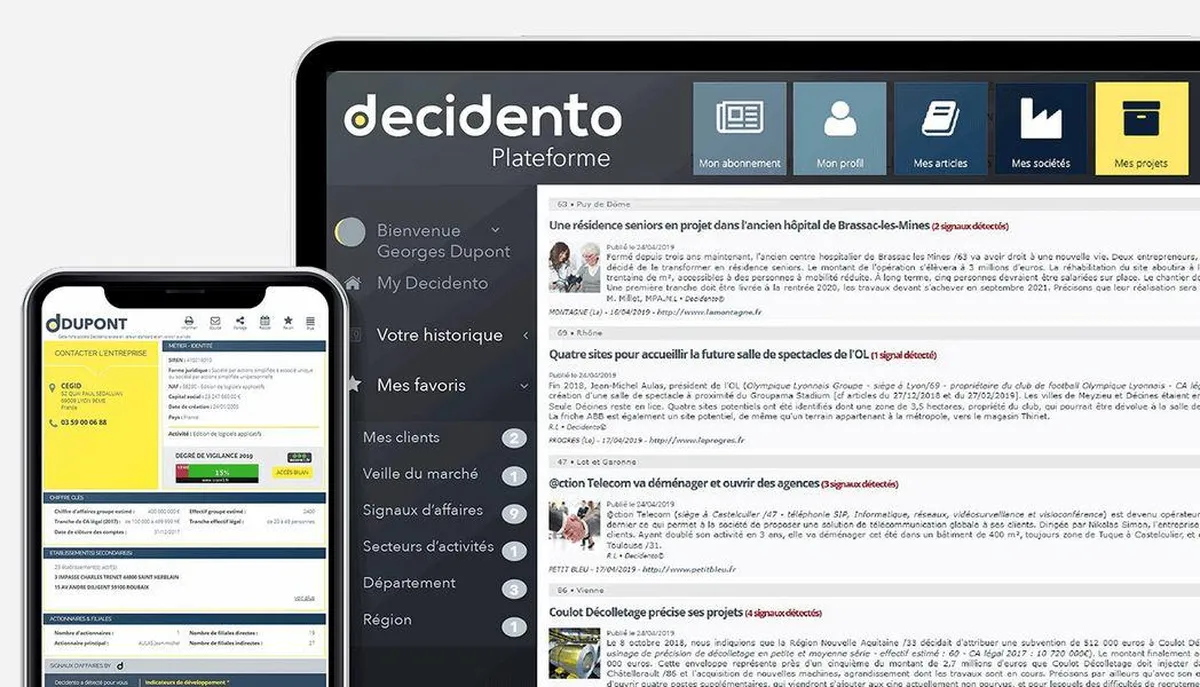 Decidento: avis sur le logiciel de génération de leads (lead generation): fonctionnalités, avantages, inconvénients et tarifs