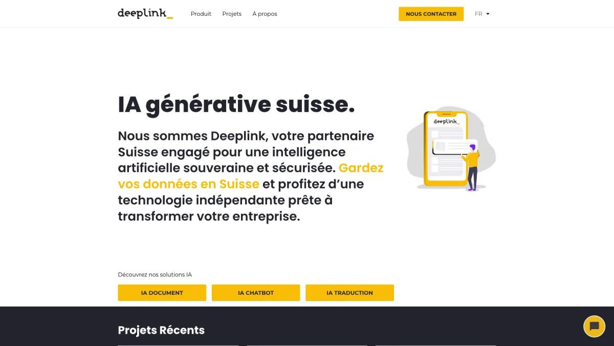 Interface deeplink.ai : image, ergonomie, alternatives Interface deeplink.ai : image, ergonomie, alternatives
