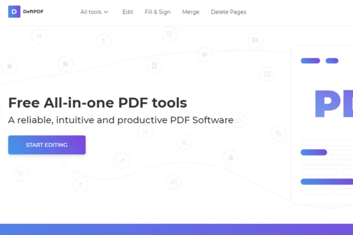 Notre avis sur DeftPDF : un éditeur PDF à découvrir