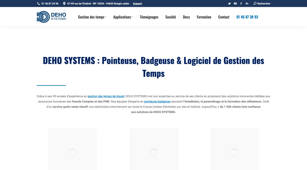 Interface Deho System - ZEUS : fonctionnalités, prix, alternatives