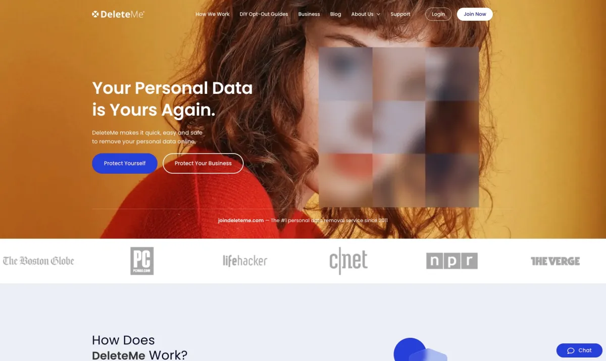 Interface Delete Me : fonctionnalités, prix, alternatives
