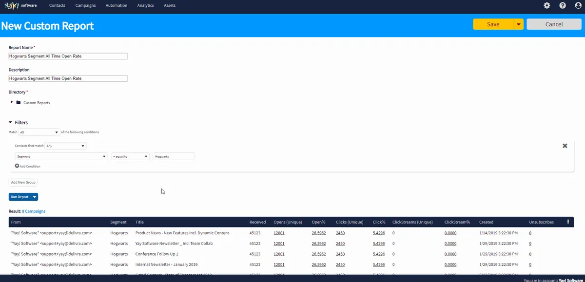 Interface Delivra: fonctionnalités, prix, alternatives