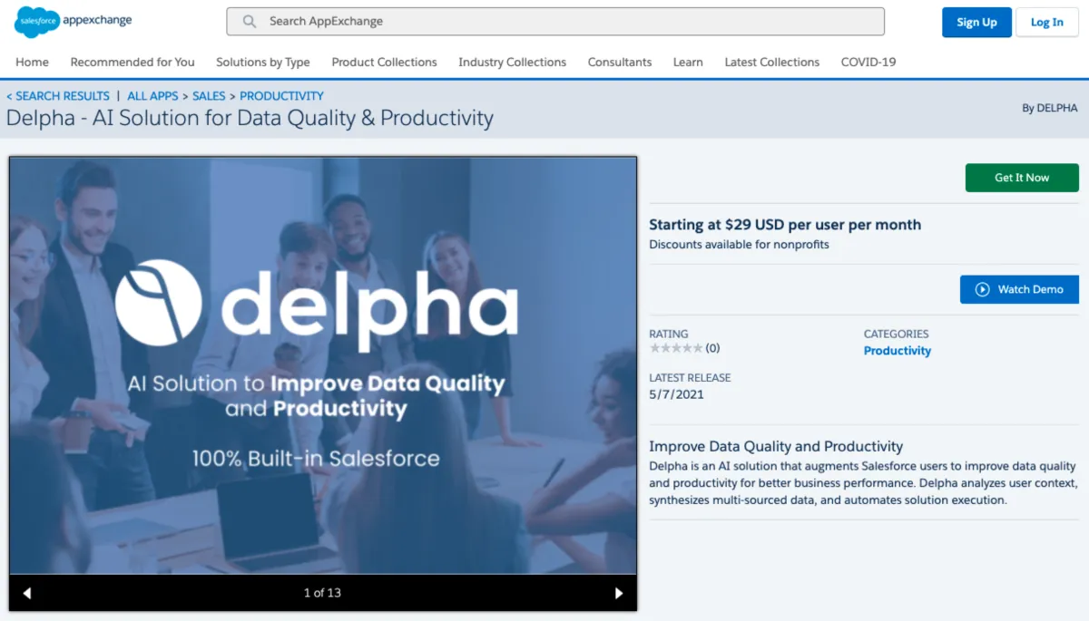 Interface Delpha: fonctionnalités, prix, alternatives