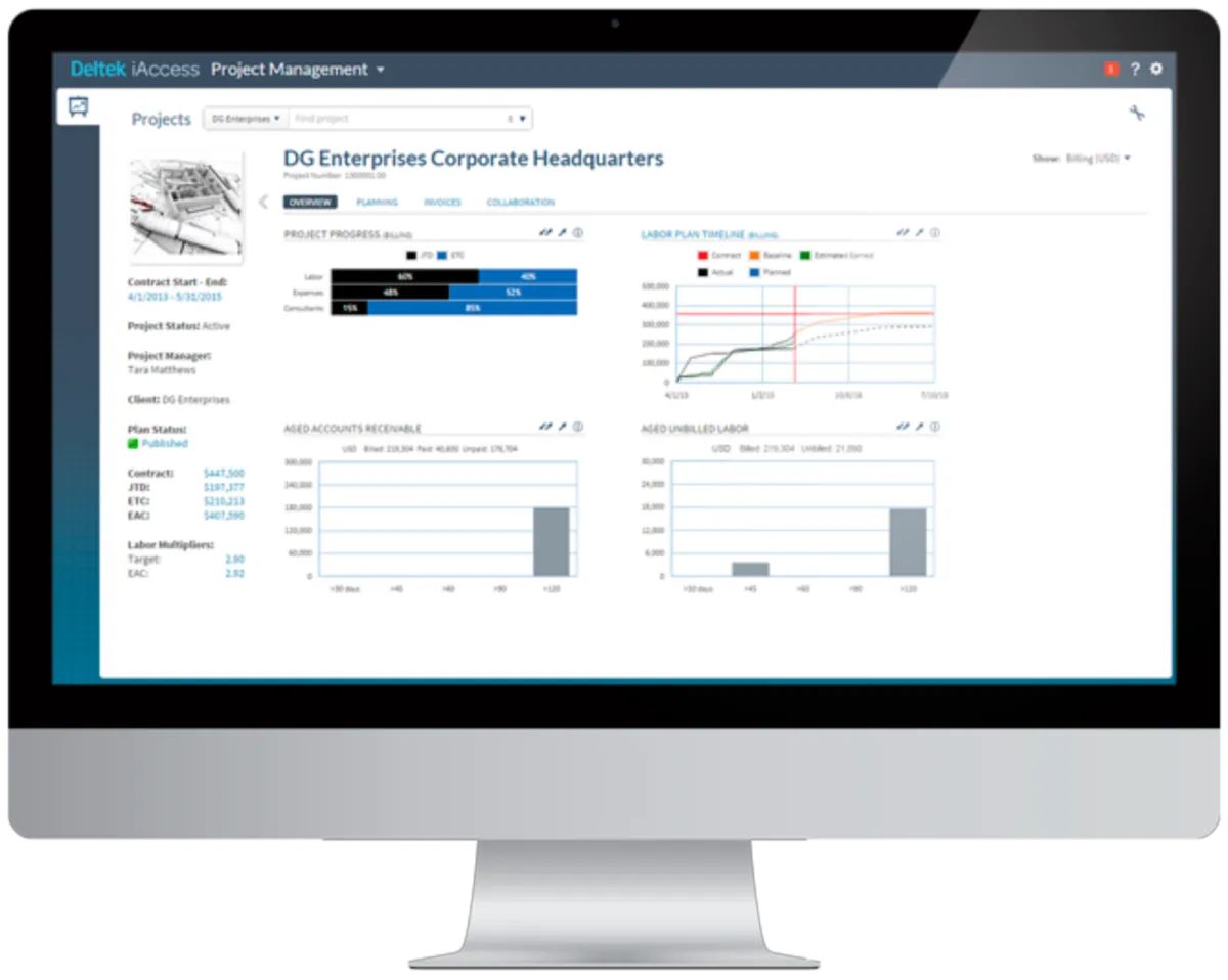 Notre avis sur Deltek Vision : un logiciel de comptabilité à découvrir