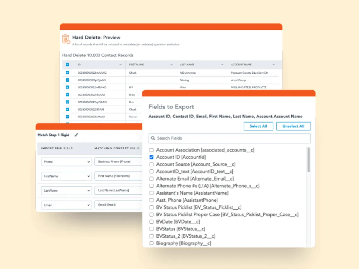 Interface DemandTools: fonctionnalités, prix, alternatives
