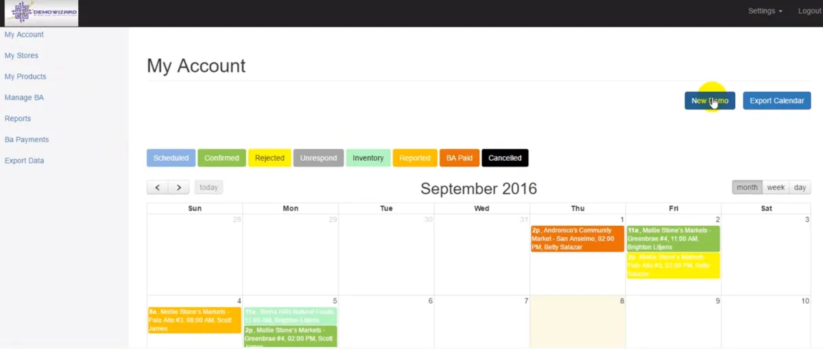 Interface Demo Wizard: fonctionnalités, prix, alternatives