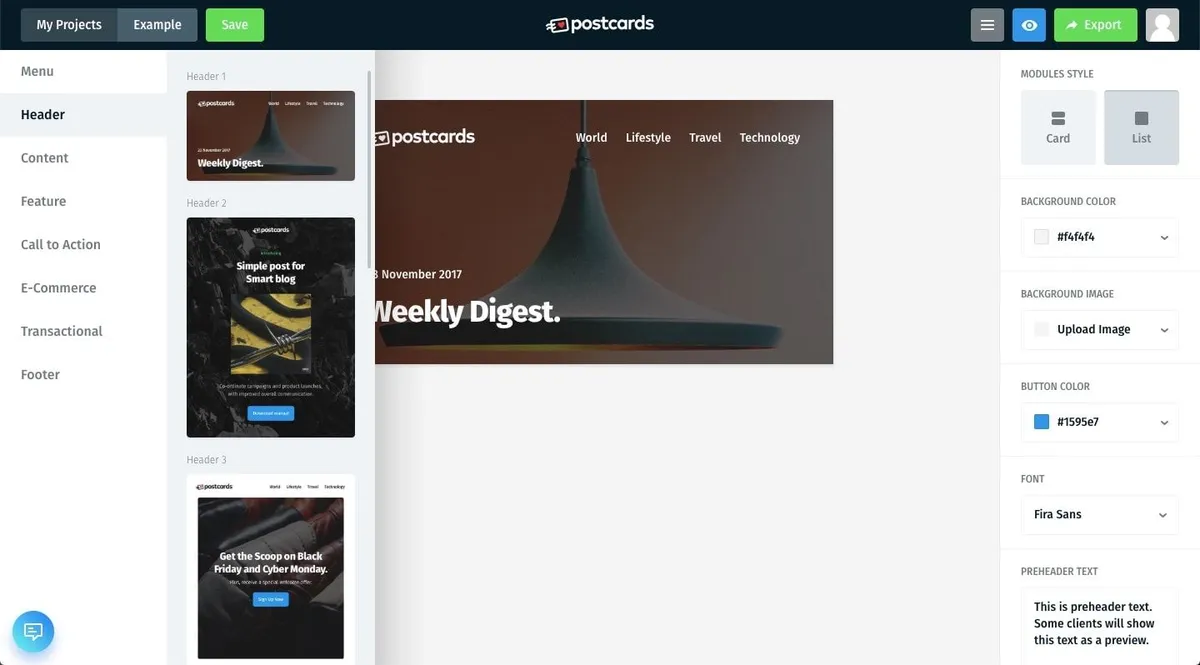 Interface Designmodo: fonctionnalités, prix, alternatives