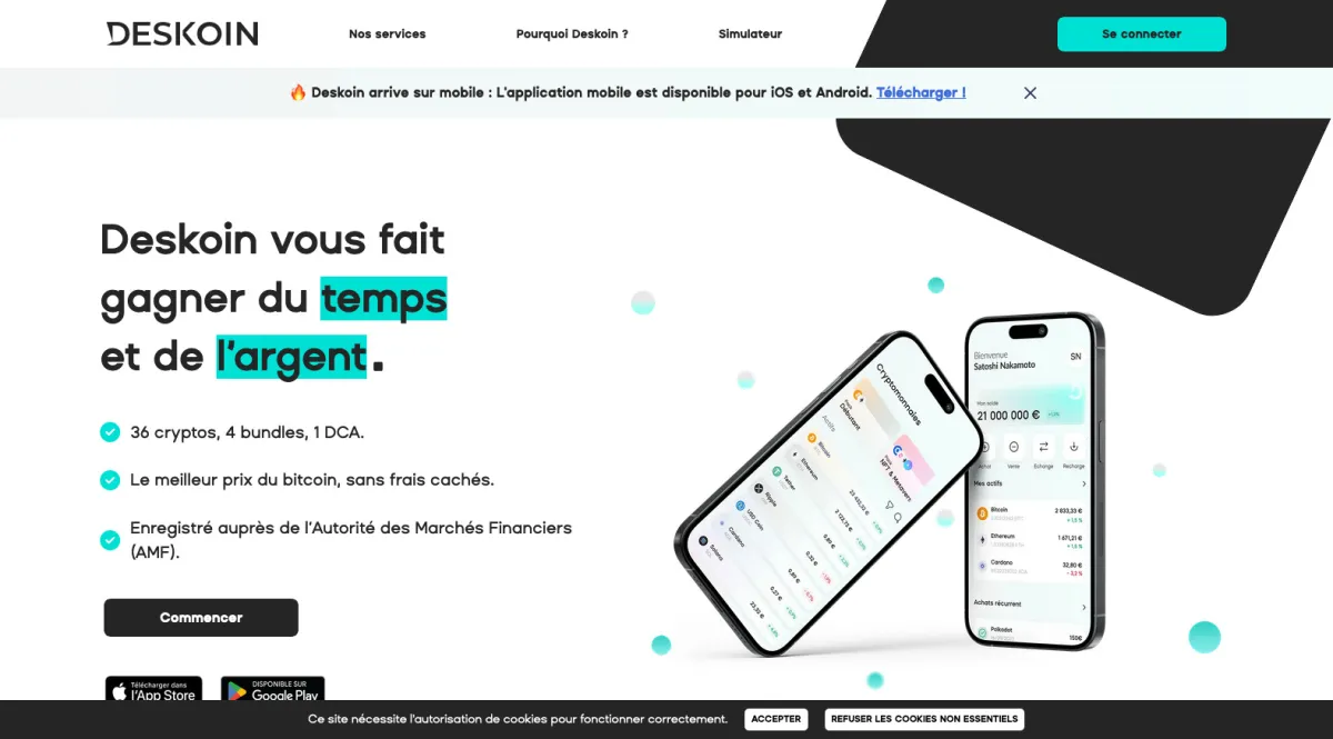 Interface Deskoin : fonctionnalités, prix, alternatives