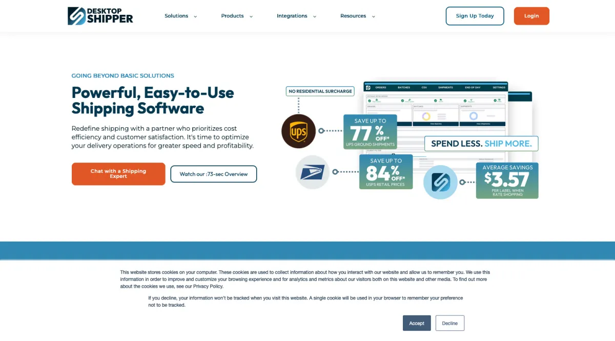 Interface DesktopShipper : fonctionnalités, prix, alternatives Interface DesktopShipper : fonctionnalités, prix, alternatives