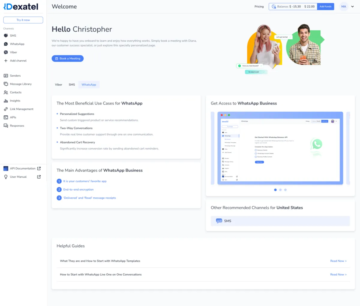 Interface Dexatel: fonctionnalités, prix, alternatives