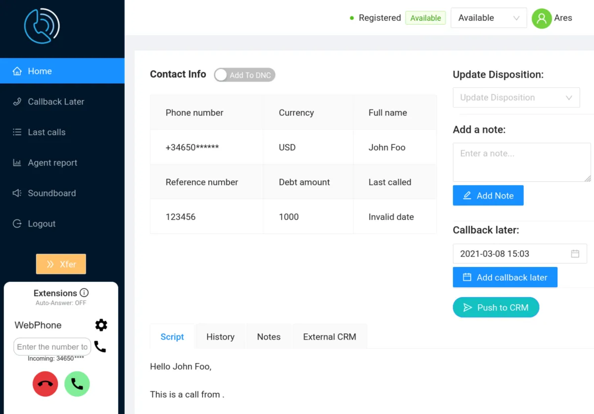 Notre avis sur DialerAI : un logiciel pour centre d'appel (call center) à découvrir