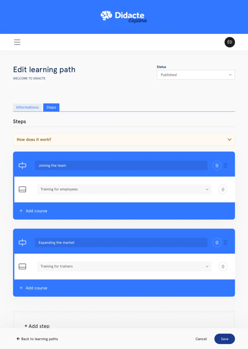 Notre avis sur Didacte : un logiciel LMS (learning management system) à découvrir