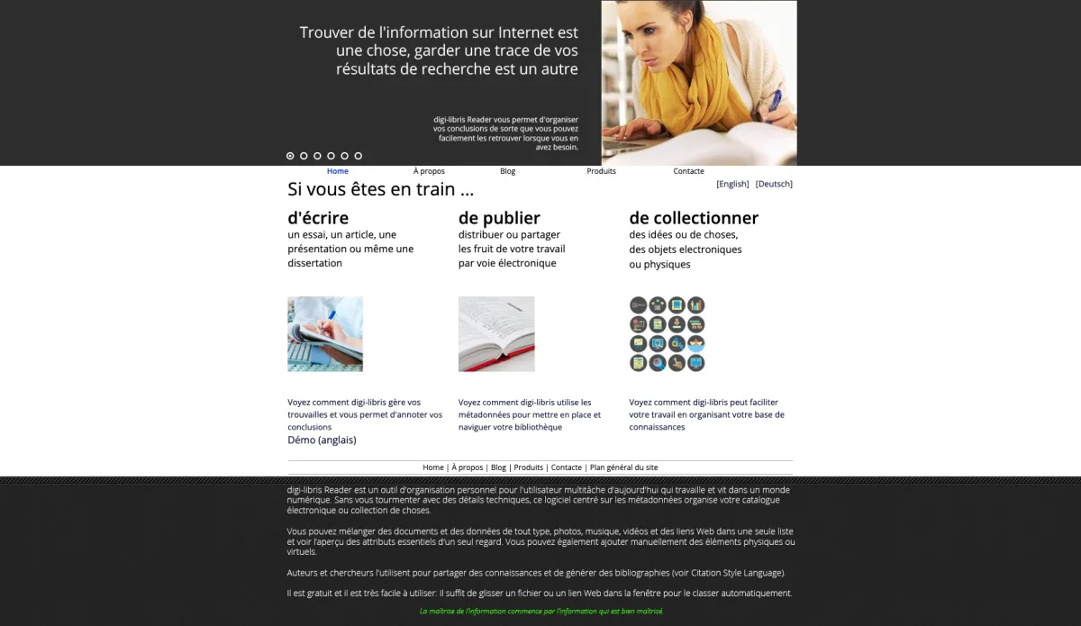 Notre avis sur digi-libris Reader : un logiciel de gestion des connaissances (KM: knowledge management) à découvrir