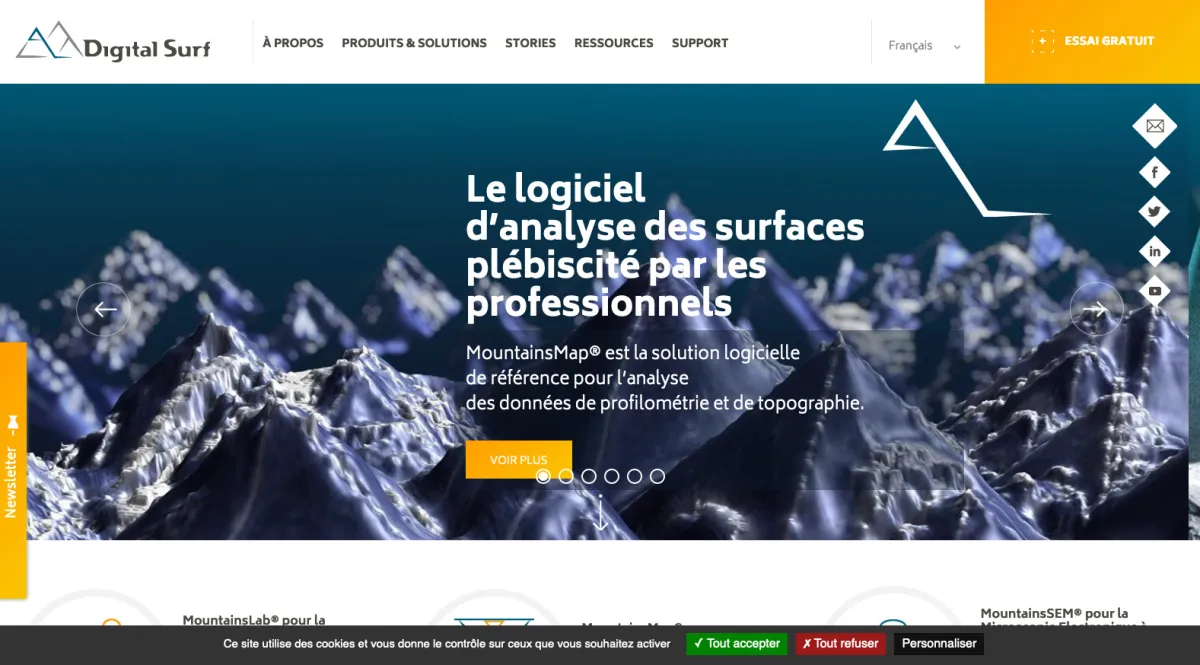 Interface Digital Surf : fonctionnalités, prix, alternatives