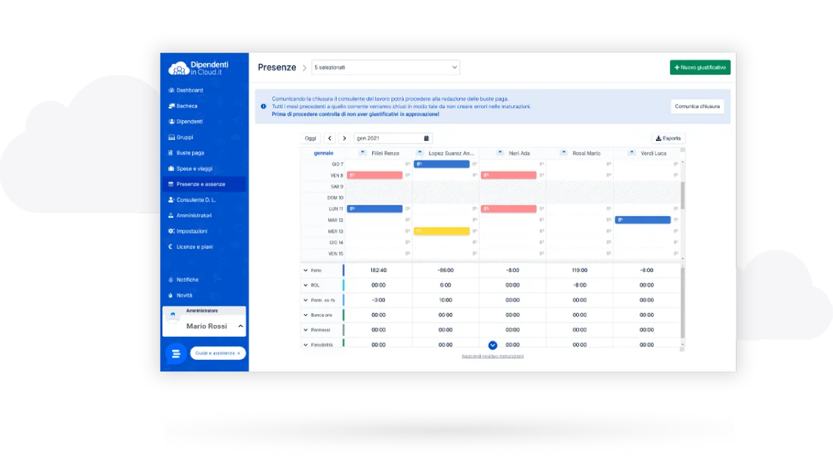 Dipendenti in Cloud: avis sur le logiciel de gestion du personnel: fonctionnalités, avantages, inconvénients et tarifs Dipendenti in Cloud: avis sur le logiciel de gestion du personnel: fonctionnalités, avantages, inconvénients et tarifs
