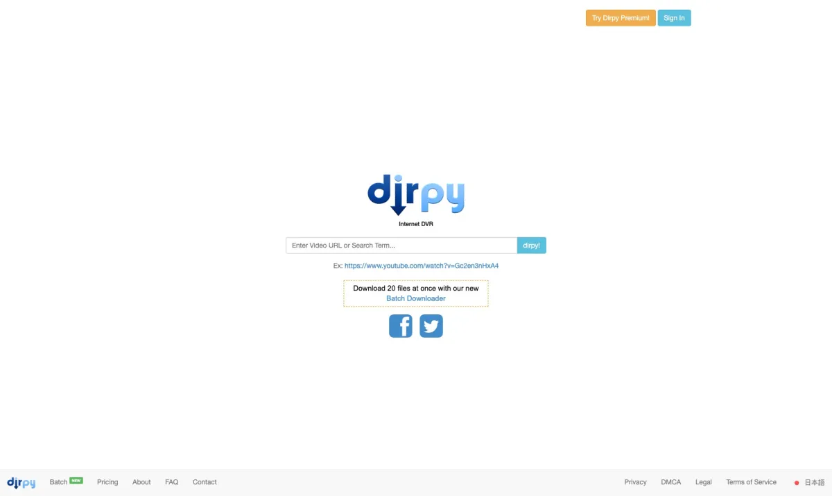 Interface Dirpy : fonctionnalités, prix, alternatives