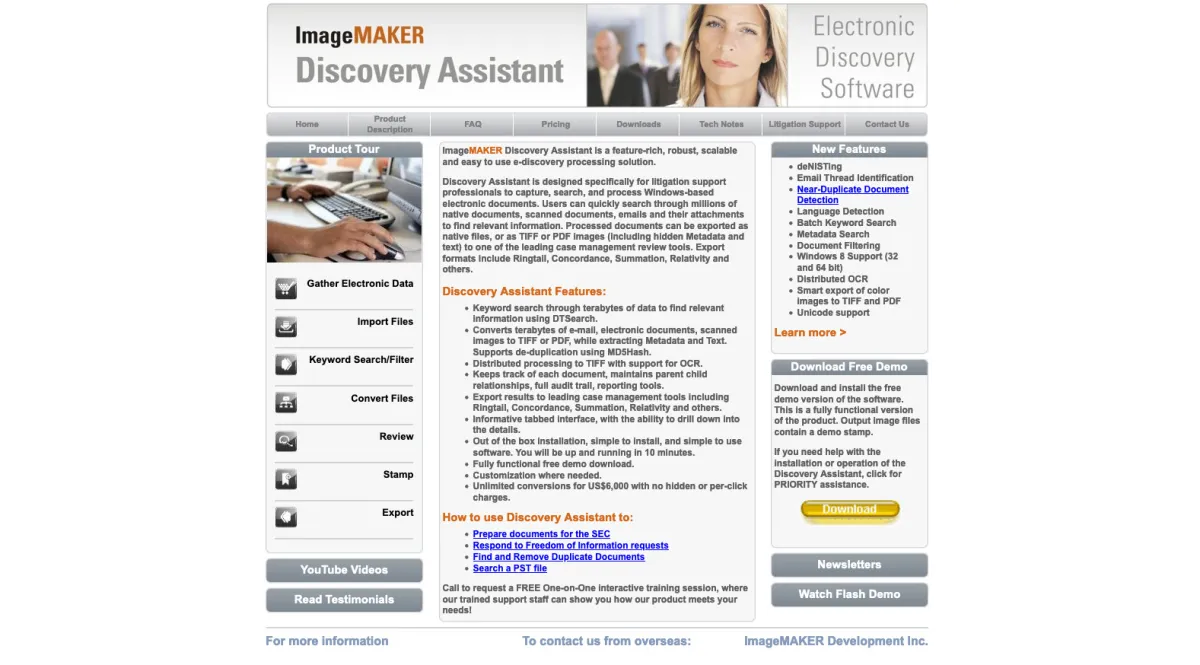 Interface Discovery Assistant : image, ergonomie, alternatives Interface Discovery Assistant : image, ergonomie, alternatives