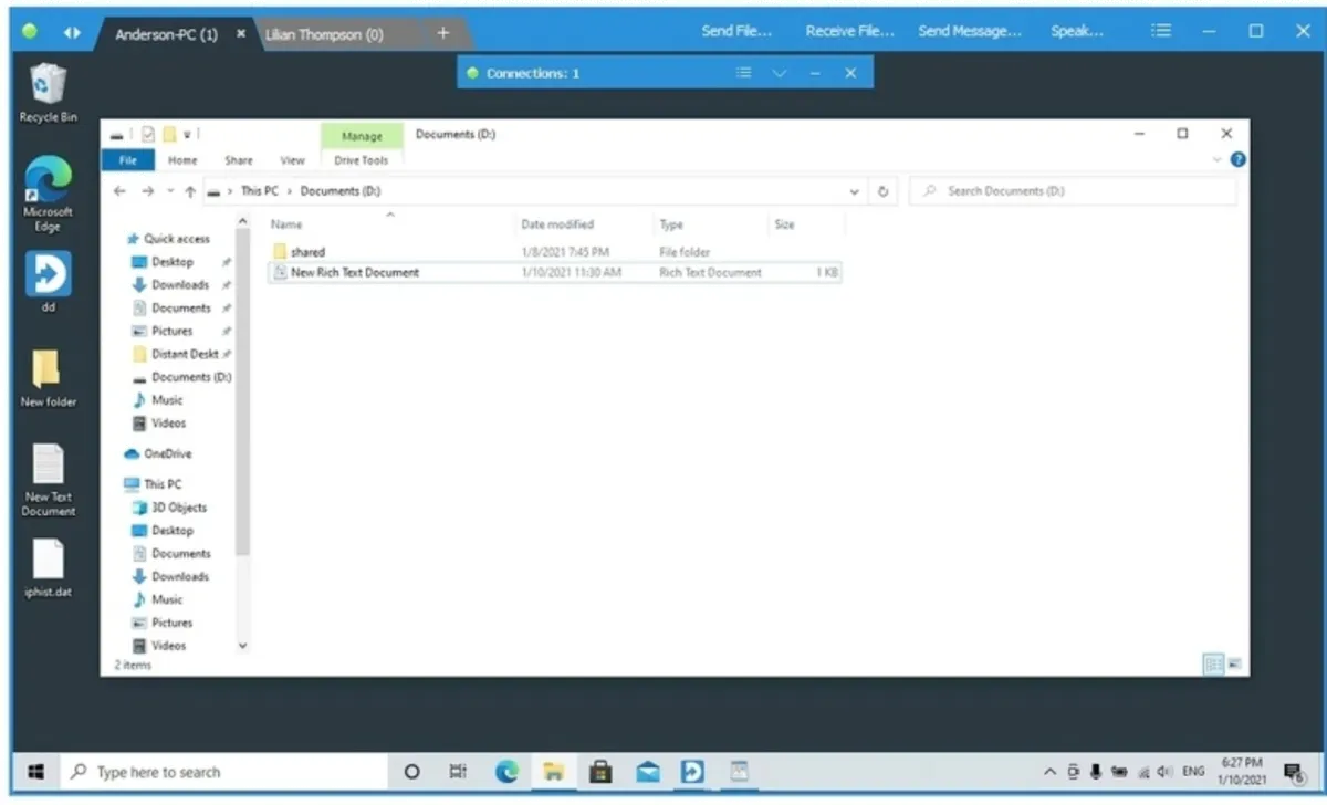 Distant Desktop est un logiciel de bureau à distance très réputé en entreprise car il dispose de nombreuses fonctionnalités et intégrations tierces Distant Desktop est un logiciel de bureau à distance très réputé en entreprise car il dispose de nombreuses fonctionnalités et intégrations tierces
