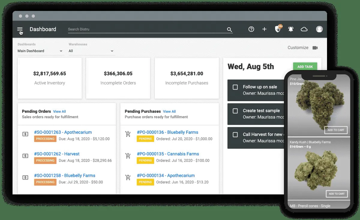 Comparez les fonctionnalités, avis utilisateurs et prix de nombreux logiciels pour la vente de cannabis comme Distru, Sds4 Distribution Software, Groweriq, Nugistics … Comparez les fonctionnalités, avis utilisateurs et prix de nombreux logiciels pour la vente de cannabis comme Distru, Sds4 Distribution Software, Groweriq, Nugistics …