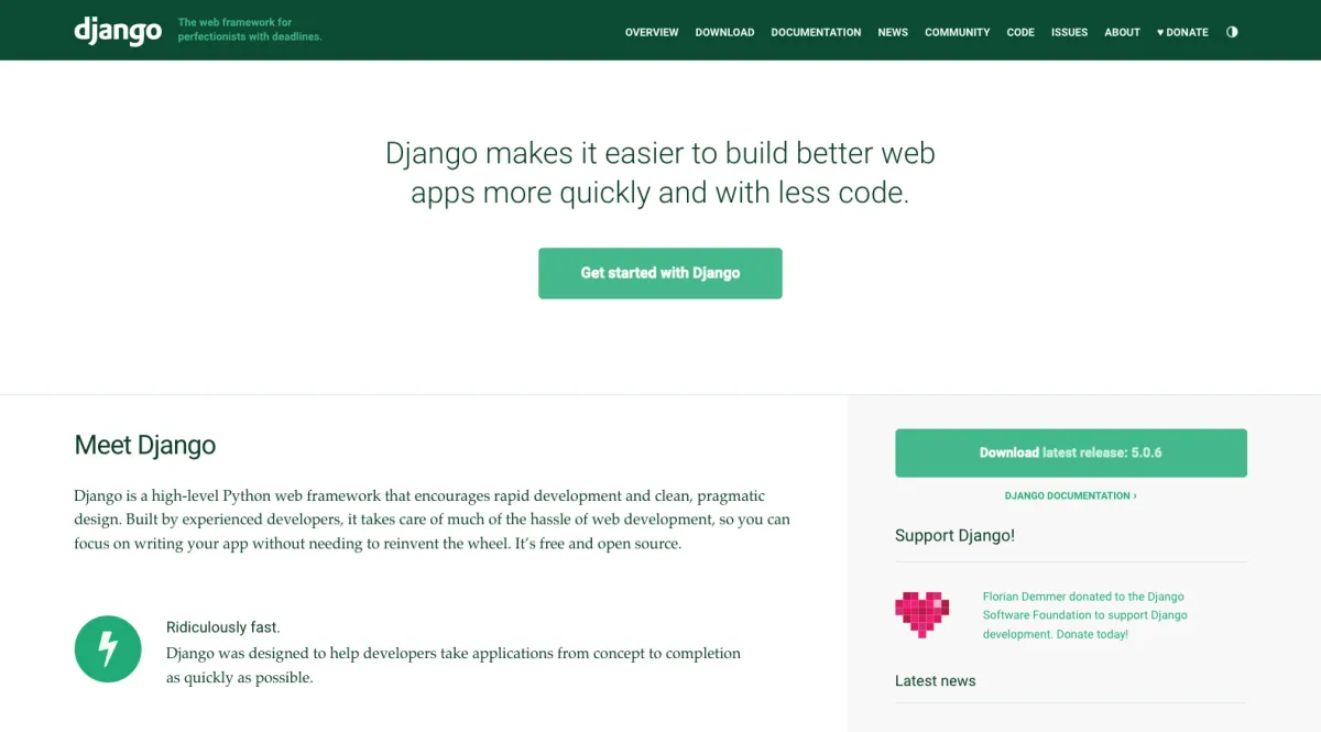 Interface Django : fonctionnalités, prix, alternatives