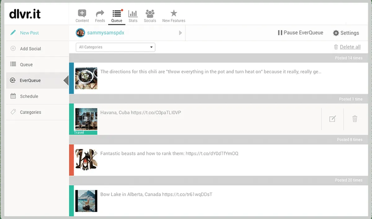 Interface Dlvr: fonctionnalités, prix, alternatives