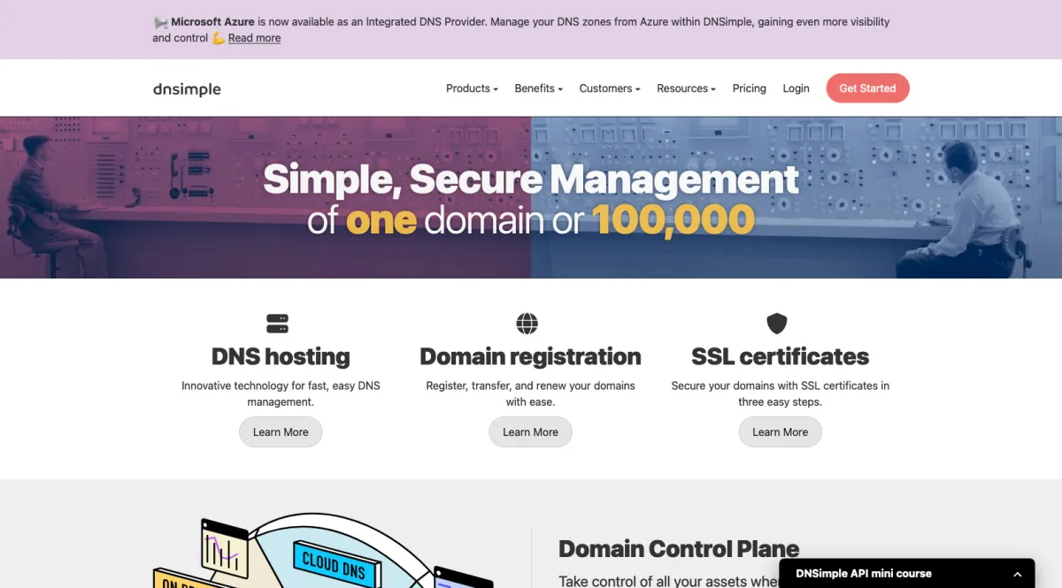 Interface DNSimple : fonctionnalités, prix, alternatives