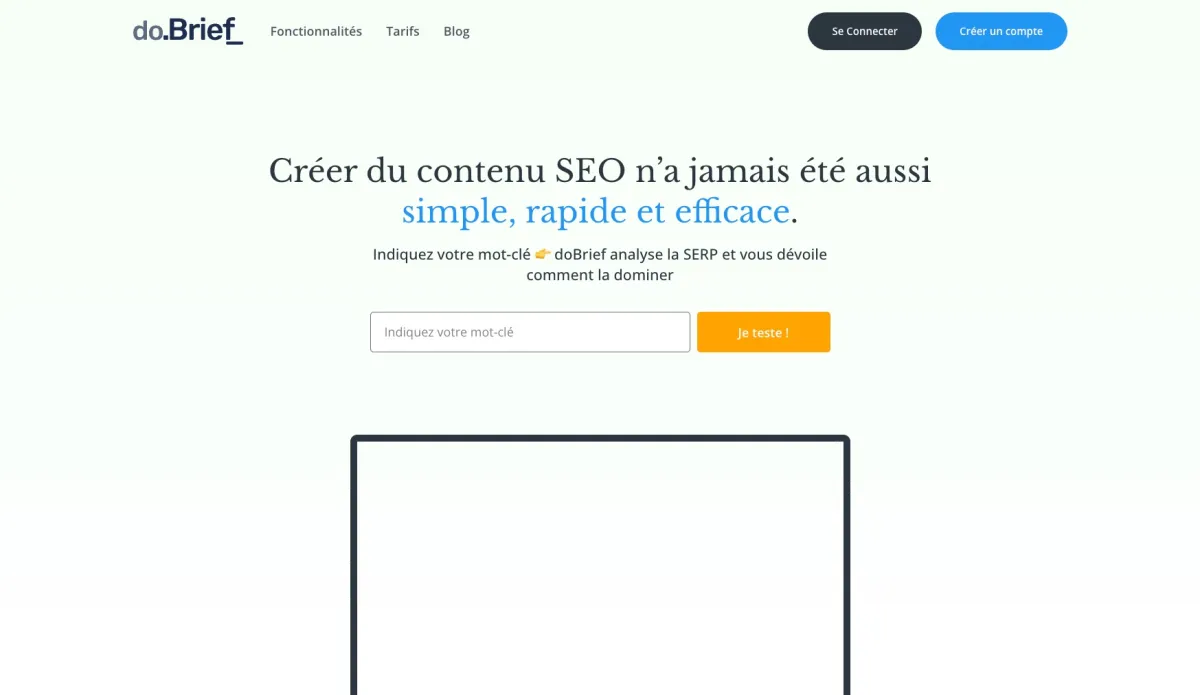 Interface Dobrief : fonctionnalités, prix, alternatives