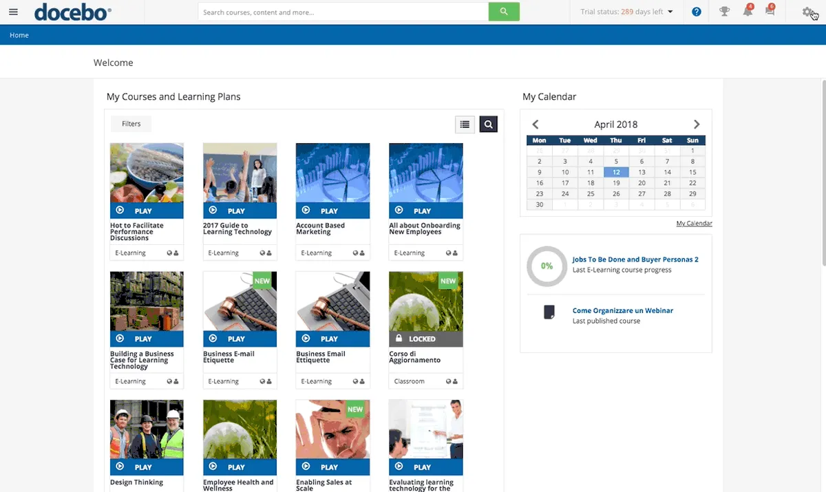 Notre avis sur DoceboLMS : un logiciel LMS (learning management system) à découvrir