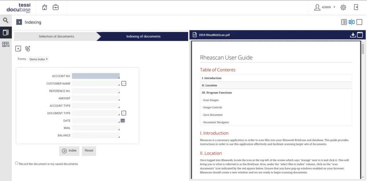 Interface DOCUBASE: fonctionnalités, prix, alternatives Interface DOCUBASE: fonctionnalités, prix, alternatives