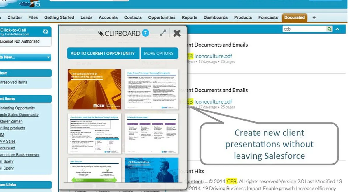 Notre avis sur Docurated Sales Enablement : un logiciel d'activation des ventes (sales enablement) à découvrir